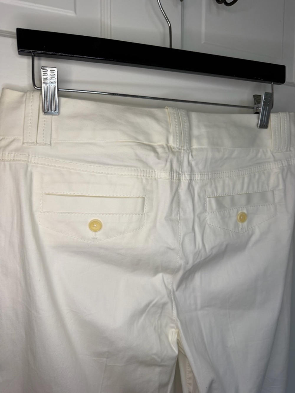 Banana Republic Martin Fit White Stretch Pants – Size 6 - Picture 6 of 6
